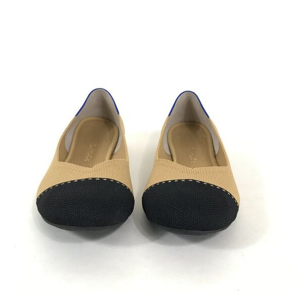 Rothy's The Flat in Camel Captoe Women's Size 12 Slip On Ballet Round Toe Summer - Picture 2 of 13